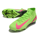 Nike Air Zoom Mercurial Superfly 10 Elite FG Green and Pink Football Boots